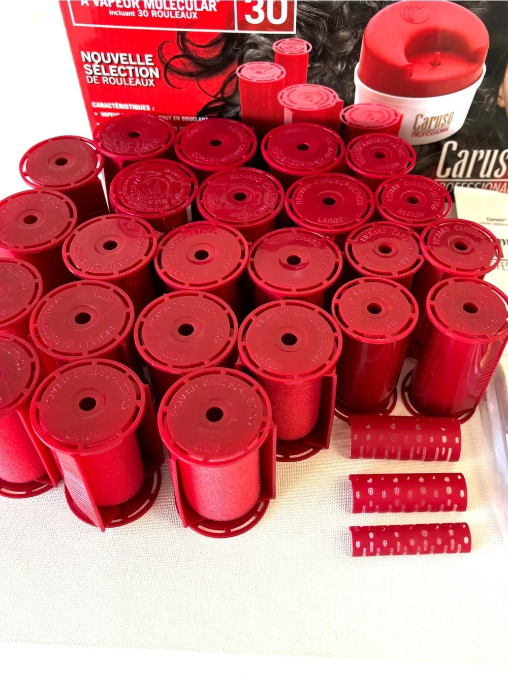 Caruso ProSet 30 Molecular Steam Hairsetter Replacement Rollers Only -NO Machine